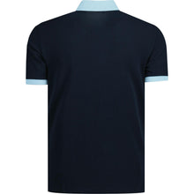 Original Penguin Coolmax Retro Striped Polo Shirt - Dark Sapphire