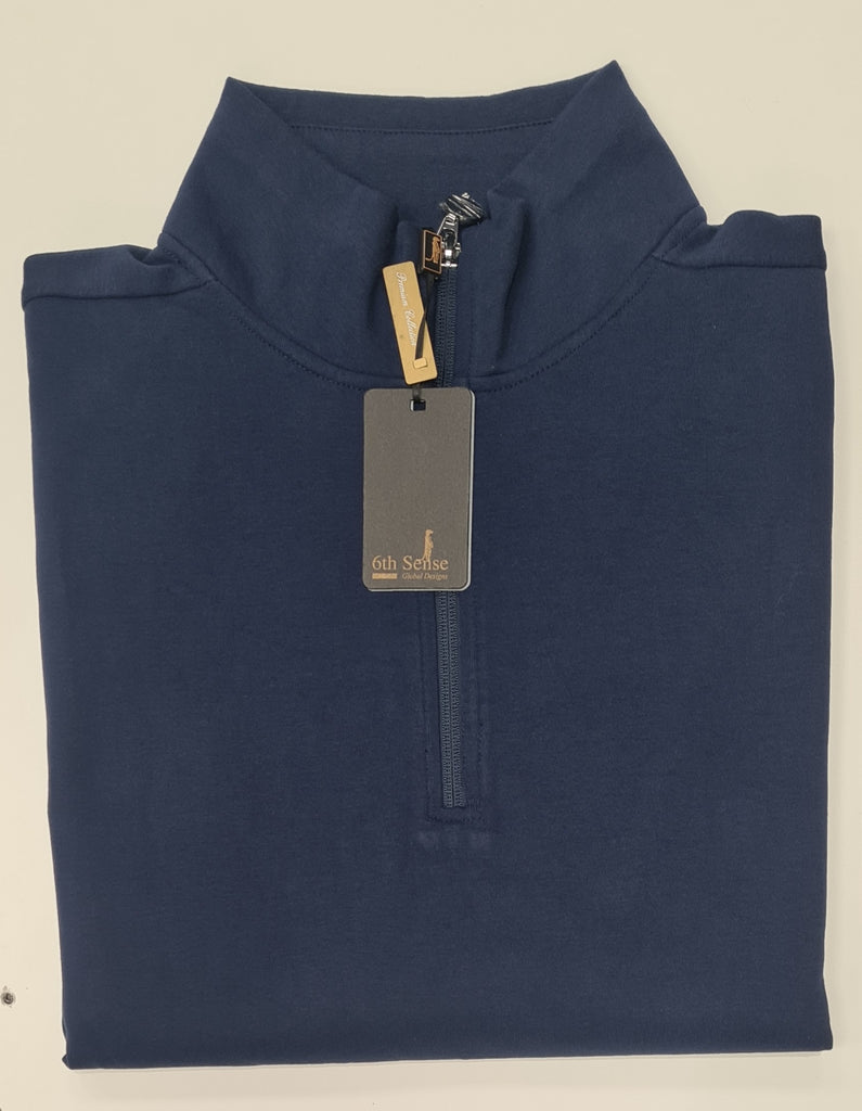 6th Sense Woods Half Zip Sweater O# - Navy