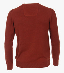 Casa Moda V-Neck Sweater 490 - Rust
