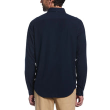 Original Penguin Ecovero Oxford Stretch Shirt - Dark Sapphire