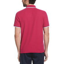 Original Penguin Tipped Sticker Pete Polo Shirt - Sangria