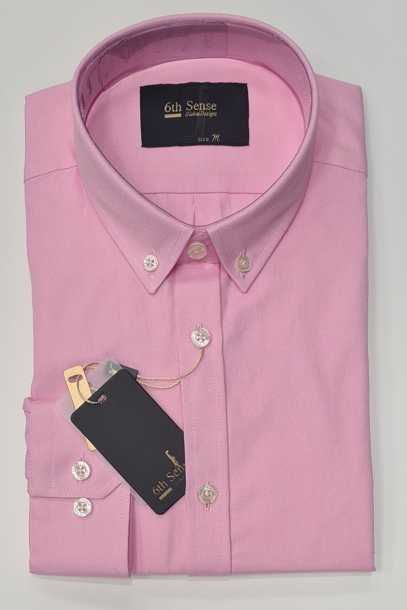 6th Sense Heritage Gold Long Sleeve Shirt O#10- Pink