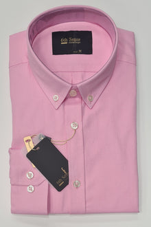 6th Sense Heritage Gold Long Sleeve Shirt O#10- Pink