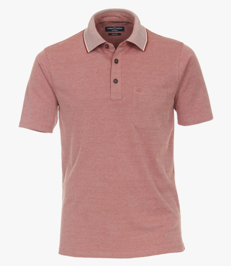 Casa Moda Polo Shirt 486 - Dark Orange