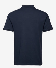 Original Penguin Geometric Polo Shirt - Dark Sapphire