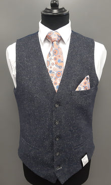 Remus Uomo Leo Waistcoat - Navy