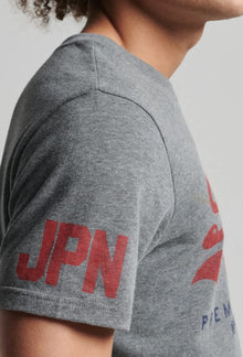 Superdry Vintage Classic T-Shirt - Rich Charcoal Marl