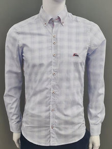 The Surf Car Roma Casual Shirt 9052 - Blue/White