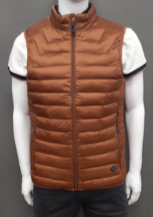 White Label Harding Quilted Gilet - Toffee