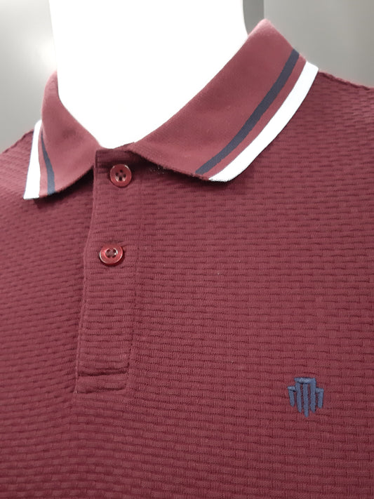 Mish Mash Stockholm Polo Shirt 2961 - Burgundy