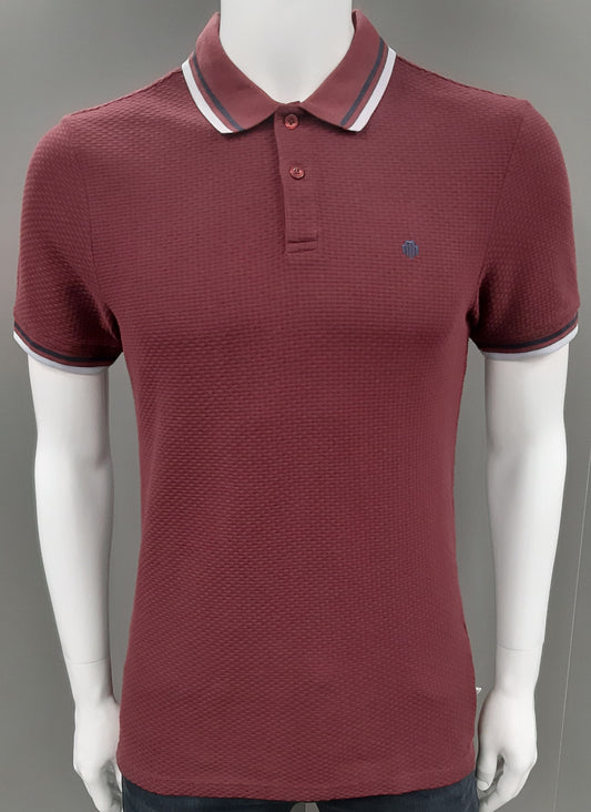 Mish Mash Stockholm Polo Shirt 2961 - Burgundy