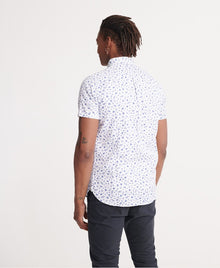 Superdry Classic Shoreditch Print Short Sleeved Shirt - Optic Paisley