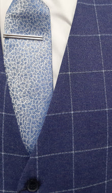 Swade London Checkered Waistcoat - Blue