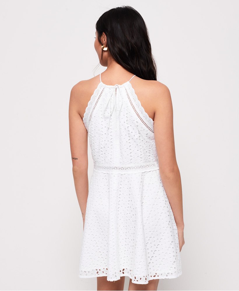 Superdry white outlet dress