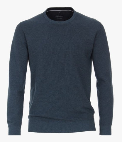 Casa Moda Round Neck Jumper 192 - Dark Turquoise