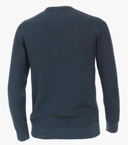 Casa Moda Round Neck Jumper 192 - Dark Turquoise