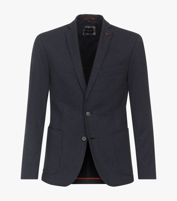 Venti Men's Leisure Jersey Blazer - Navy