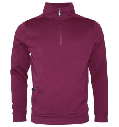 6th Sense Woods Half Zip Sweater O# - Port
