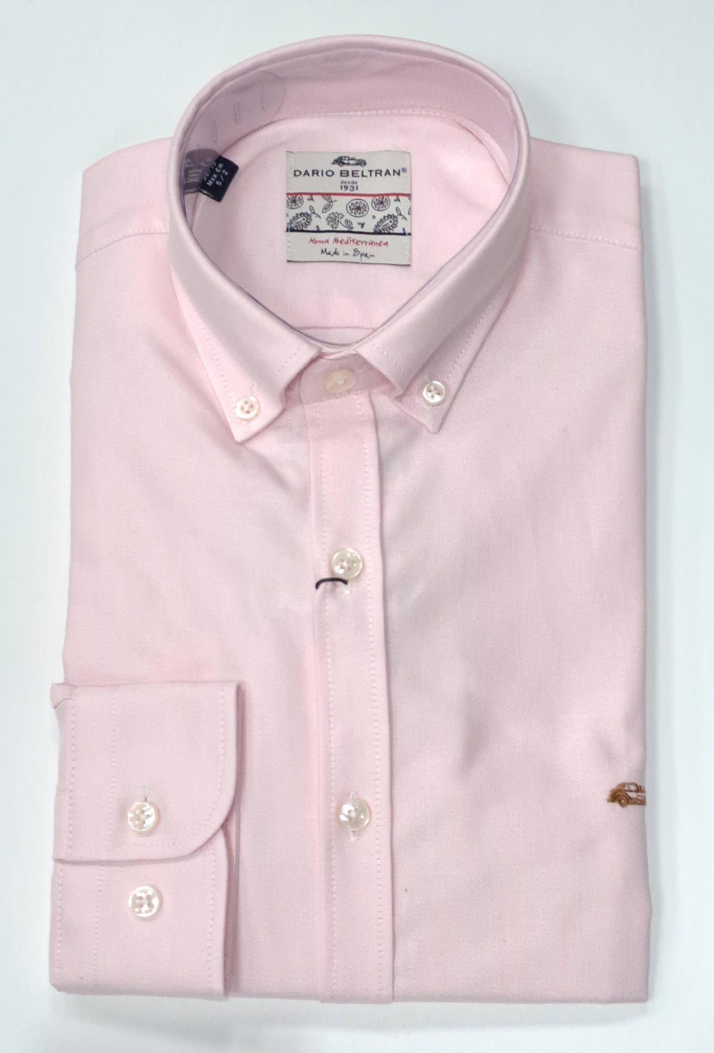 Dario Beltran Zamina Regular Fit Long Sleeve Shirt 2261 - Pink