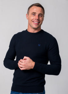 XV KINGS Baptista Crew Neck Sweater - Classic Navy