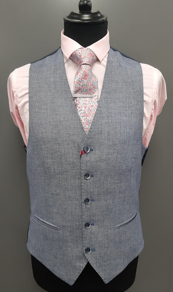 Herbie Frogg Waistcoat - Blue