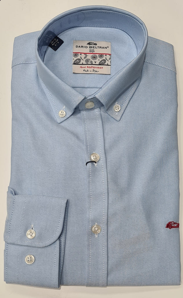 Dario Beltran Zamina Regular Fit Long Sleeve Shirt 2262 - Blue