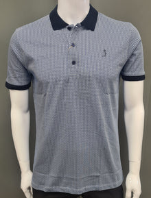 6th Sense Polo Shirt - 13 Blue/White