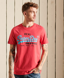 Superdry Vintage Logo T-Shirt - Campus Red