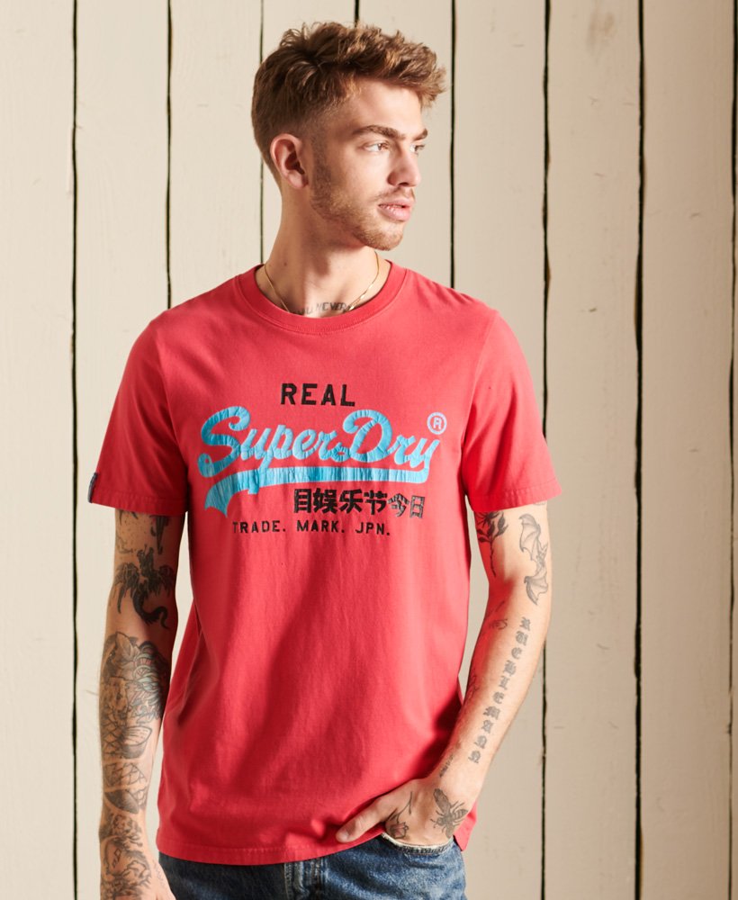 Superdry Vintage Logo T-Shirt - Campus Red