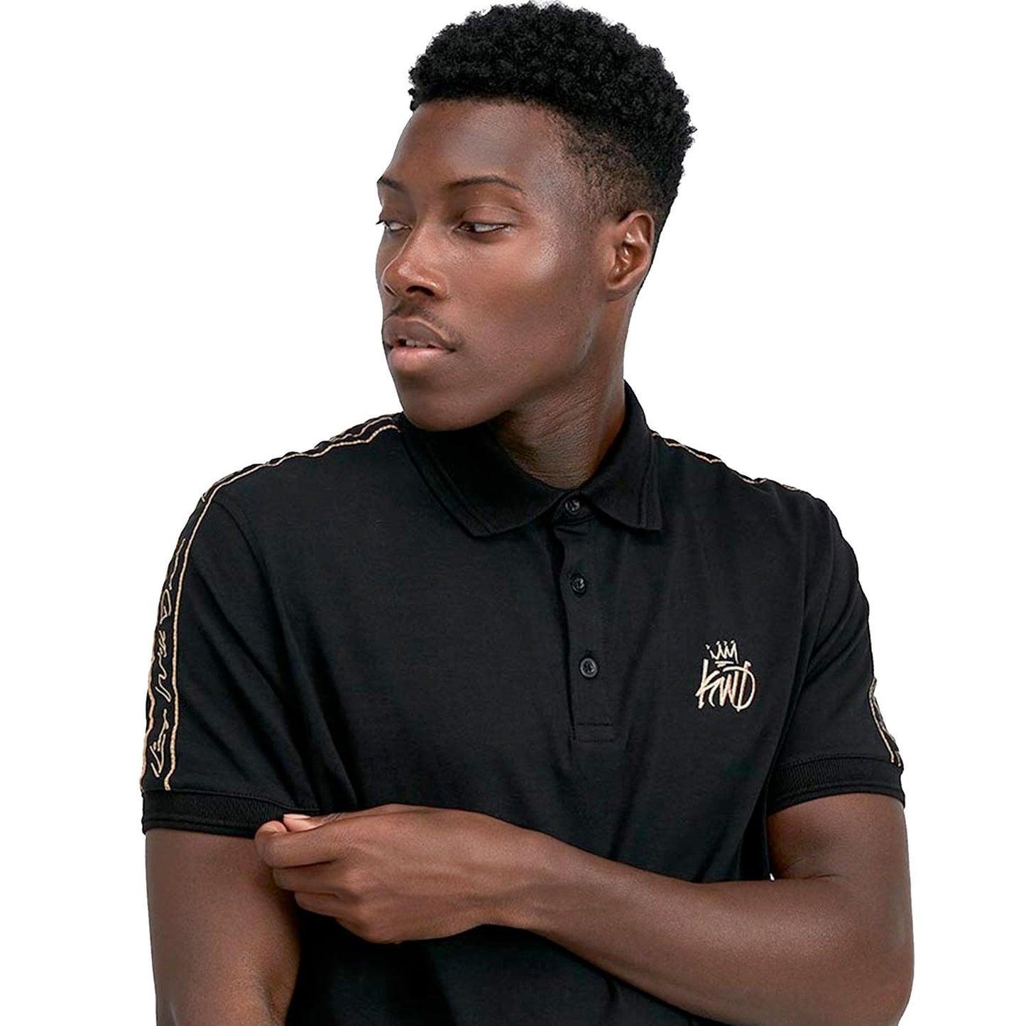 Kings Will Dream Malton Polo Shirt - Black/Gold