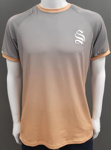 Sinners Attire Retro T-Shirt Grey/Gold