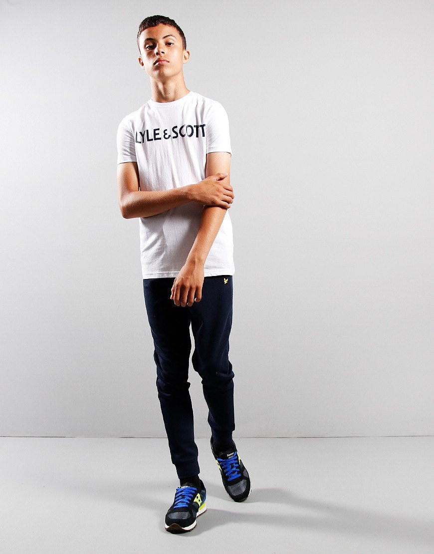 Boys Lyle & Scott Track Bottoms - Navy Blazer