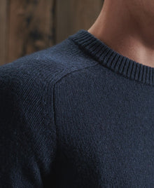 Superdry Harlo Crew Jumper - Midnight Navy Marl