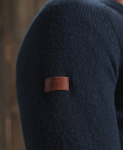 Superdry Harlo Crew Jumper - Midnight Navy Marl
