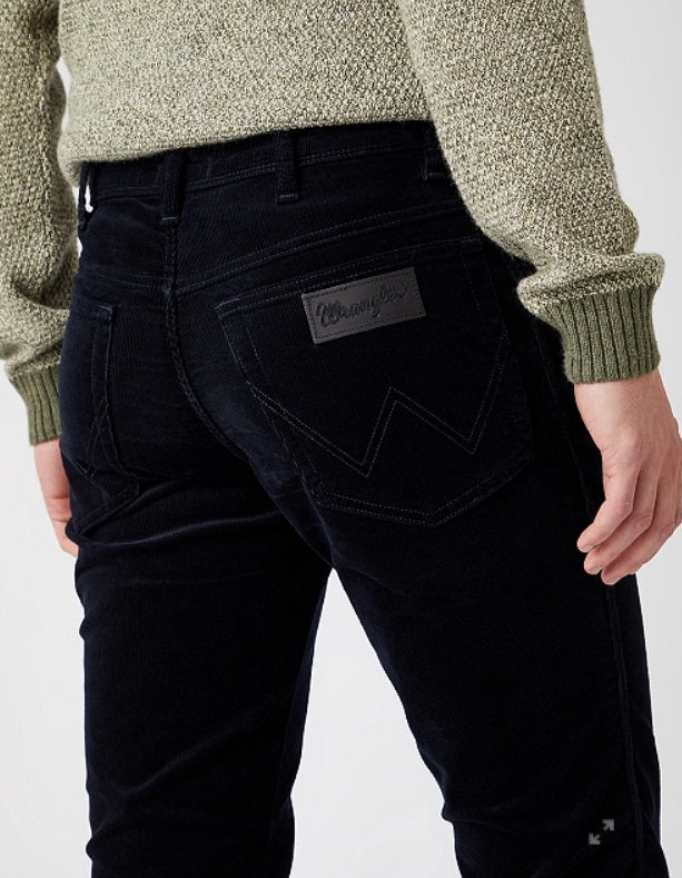 Wrangler Texas Slim Corduroy Jeans 822 Navy – Watson Menswear