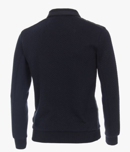 Casa Moda Half Zip Sweatshirt - 105 Dark Blue
