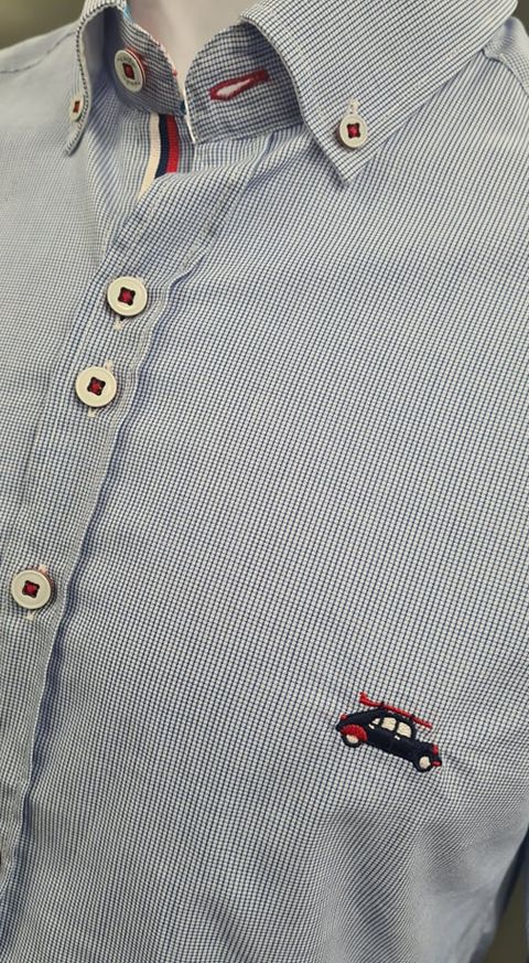 The Surf Car Paris Casual Shirt 8501 - Blue