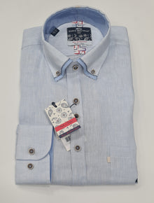 Dario Beltran Long Sleeve Shirt Piedras - 1332 Blue