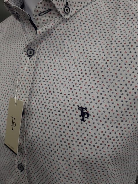 Tom Penn Long Sleeve Shirt 481 - White