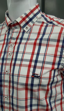 The Surf Car Paris Checked Shirt 8520 - Red