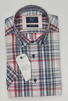Daniel Grahame Tom Short Sleeve Casual Shirt - Red