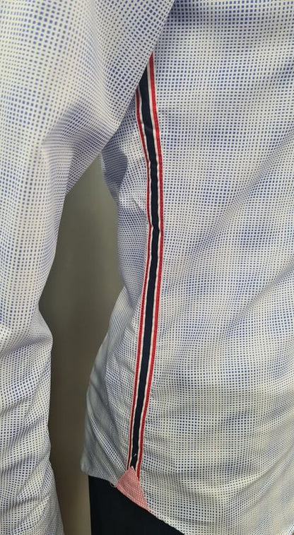The Surf Car Roma Casual Shirt 9052 - Blue/White
