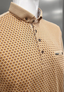 Swade Short Sleeve Polo Shirt 383 - Sand