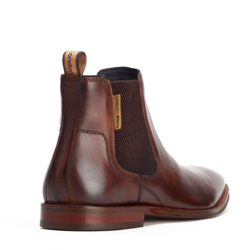 Base London Sikes Chelsea Boot - Washed Brown