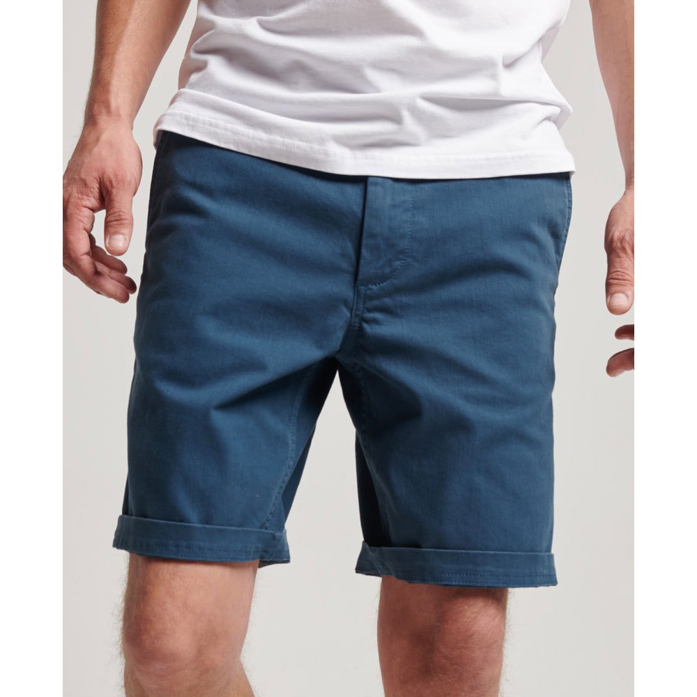 Superdry blue shorts deals