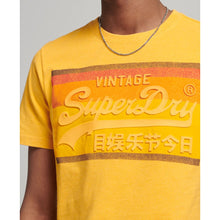 Superdry Organic Cotton Vintage Cali T-Shirt - Desert Ochre Yellow Marl
