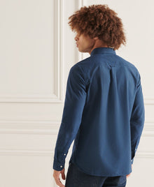 Superdry Studios Organic Cotton Uni Oxford Shirt - Petrol