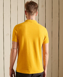 Superdry Organic Cotton Classic Pique Polo Shirt - Turmeric Marl