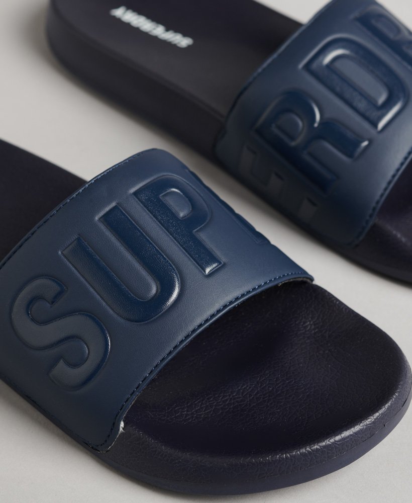 Superdry Code Core Pool Sliders - Deep Navy
