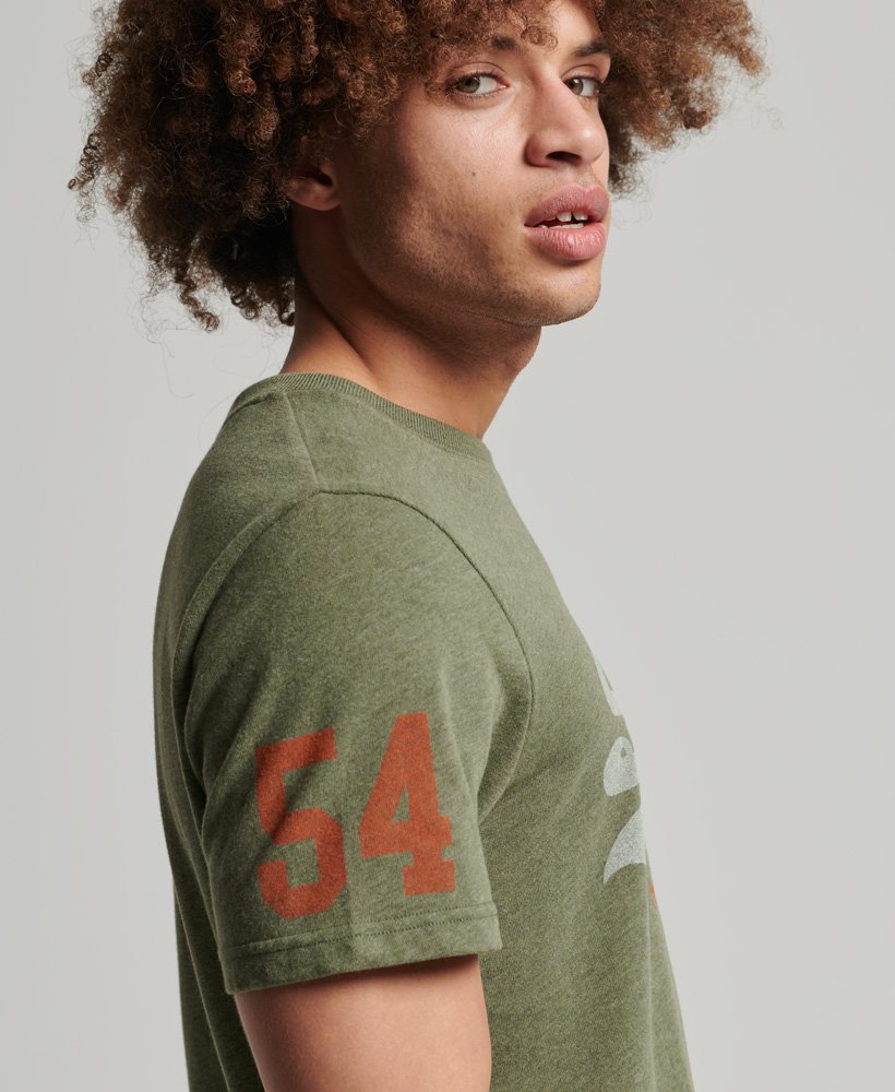Superdry Vintage Classic T-Shirt - Thrift Olive Marl